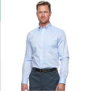 Blue Croft & Barrow long sleeve button down
